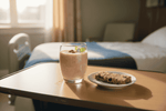 A comforting smoothie and treat brought for a hospital visit