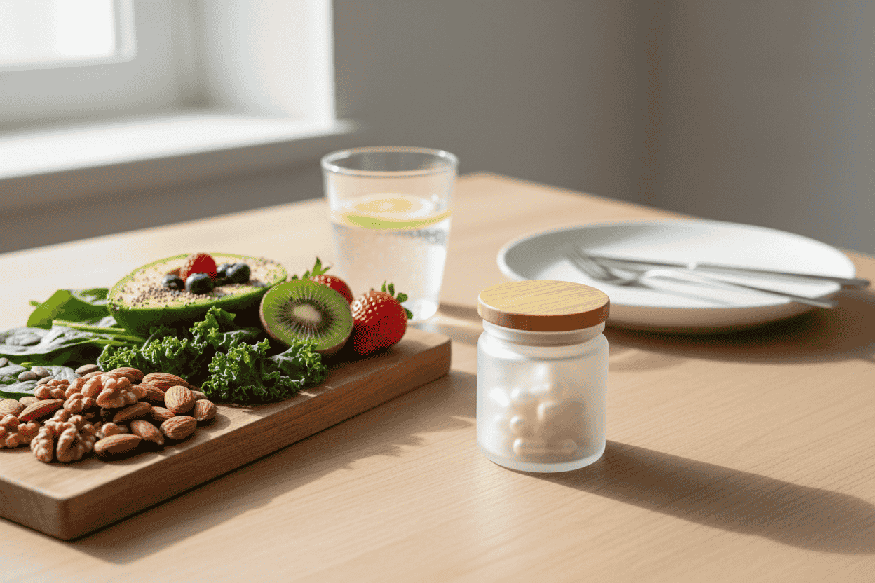 Zinc supplements and nutrient-rich foods that support wound healing and recovery
